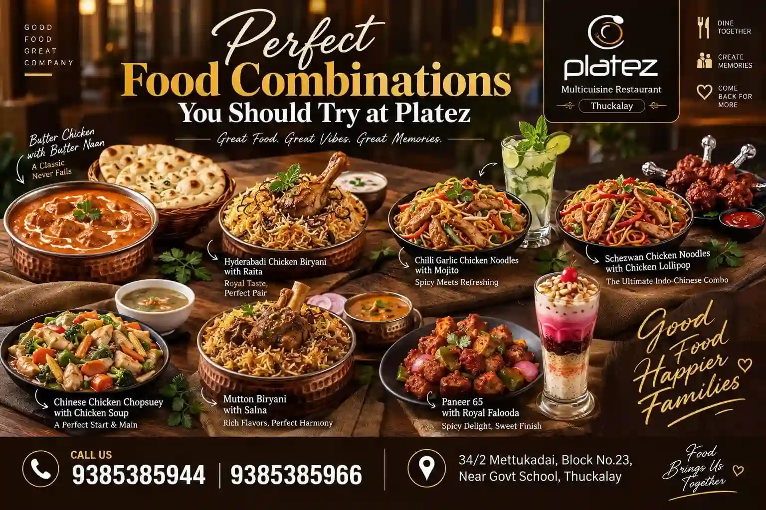 Perfect Food Combinations You Should Try at Platez